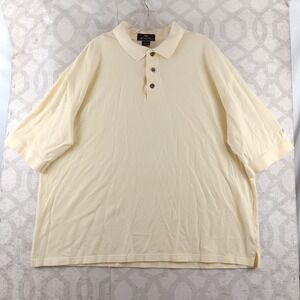 VINTAGE Antigua Y2K XL Mens Yellow Brewers 2002 All Star Game Polo Shirt